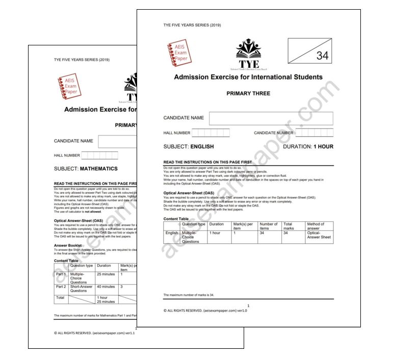 AEIS Exam Paper P3 (2016 - 2021) - Image 3